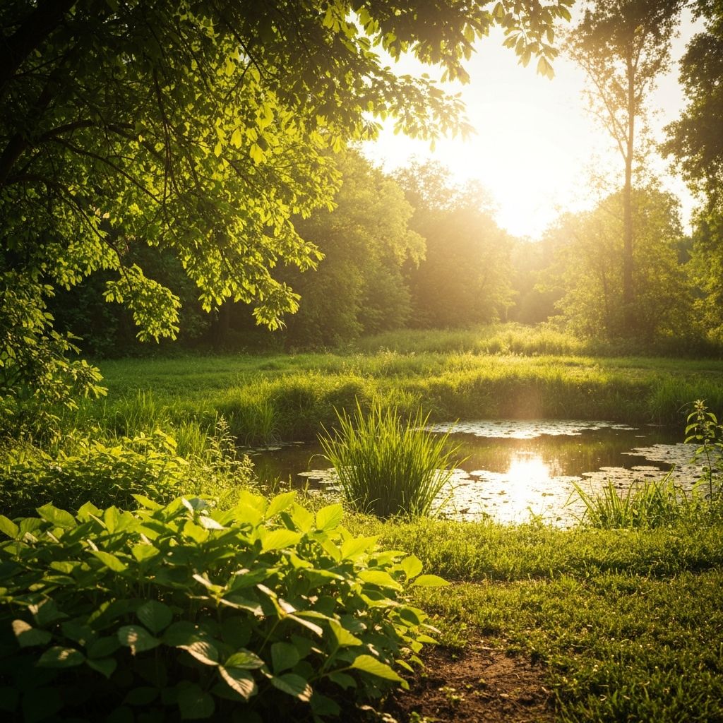 Natural landscape representing male vitality