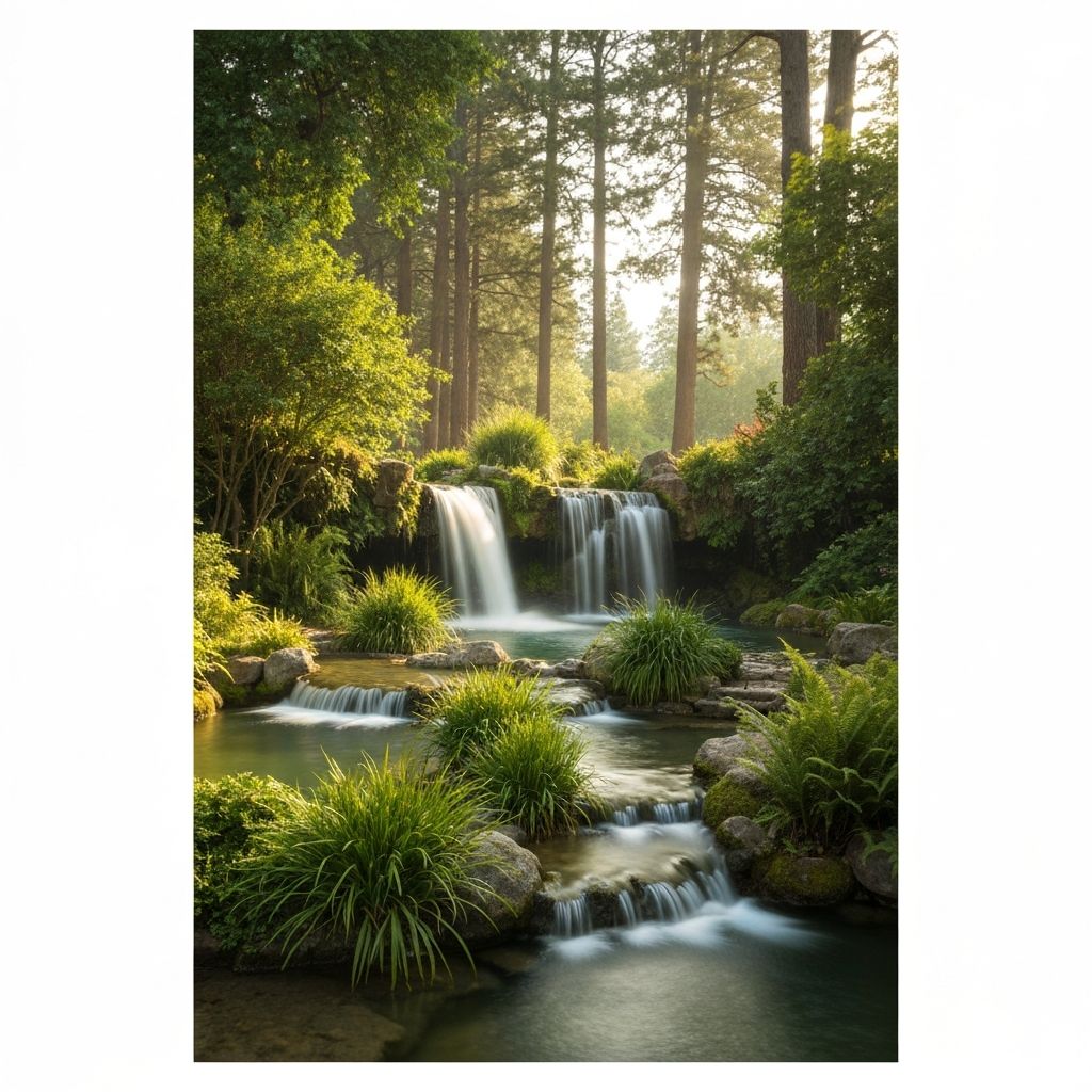 Water and natural elements representing wellness