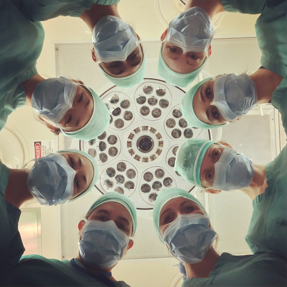 Doctor reviewing prostate anatomical records in modern clinic